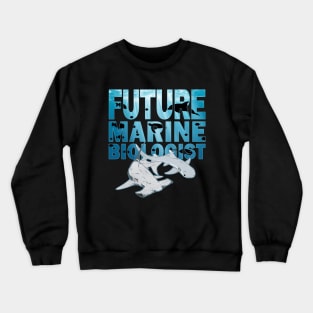 Hammerhead Shark Future Marine Biologist Crewneck Sweatshirt